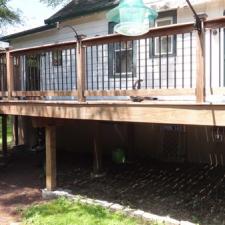 Ipe Deck SoftWash Cleaning and Oiling on Spring Lane in West Caldwell, NJ 0